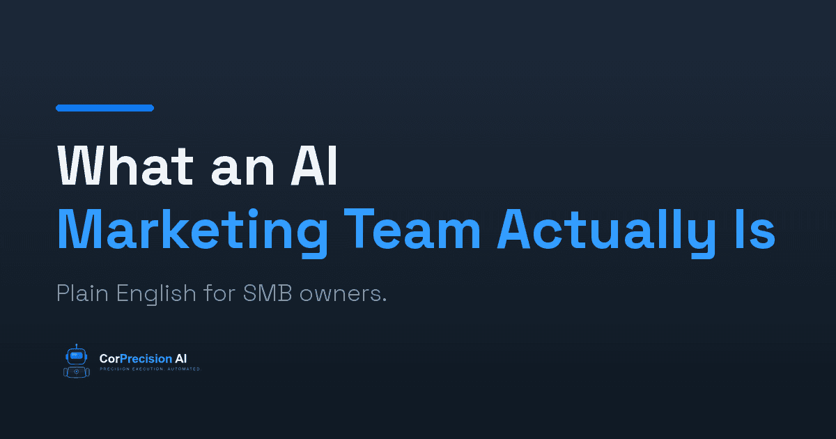 What is an AI marketing team graphic